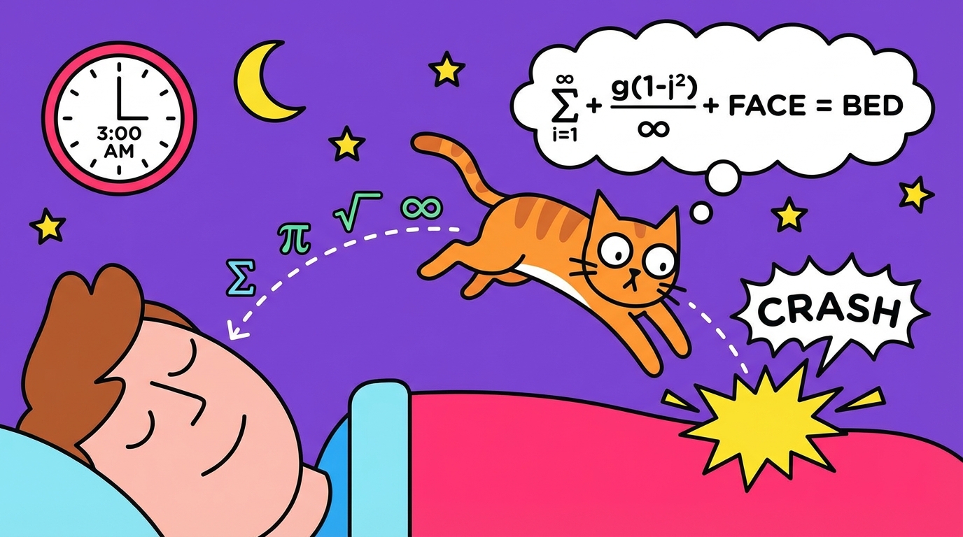 Cat Math: The Terrifying Physics of Why Your Feline Thinks Your Face Is a Landing Pad at 3 AM