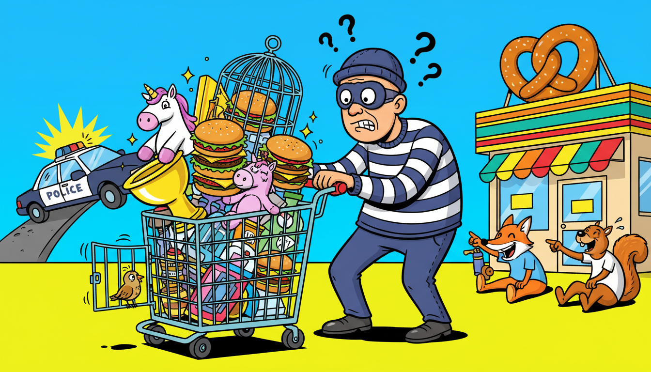 Local Criminal Forgets How Stealing Works in Most Impressive Display of Stupidity Yet