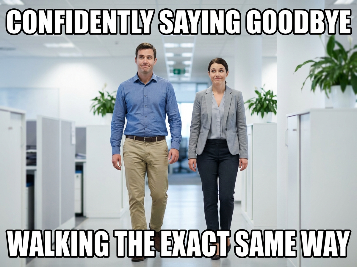 The Awkward Hallway Coincidence