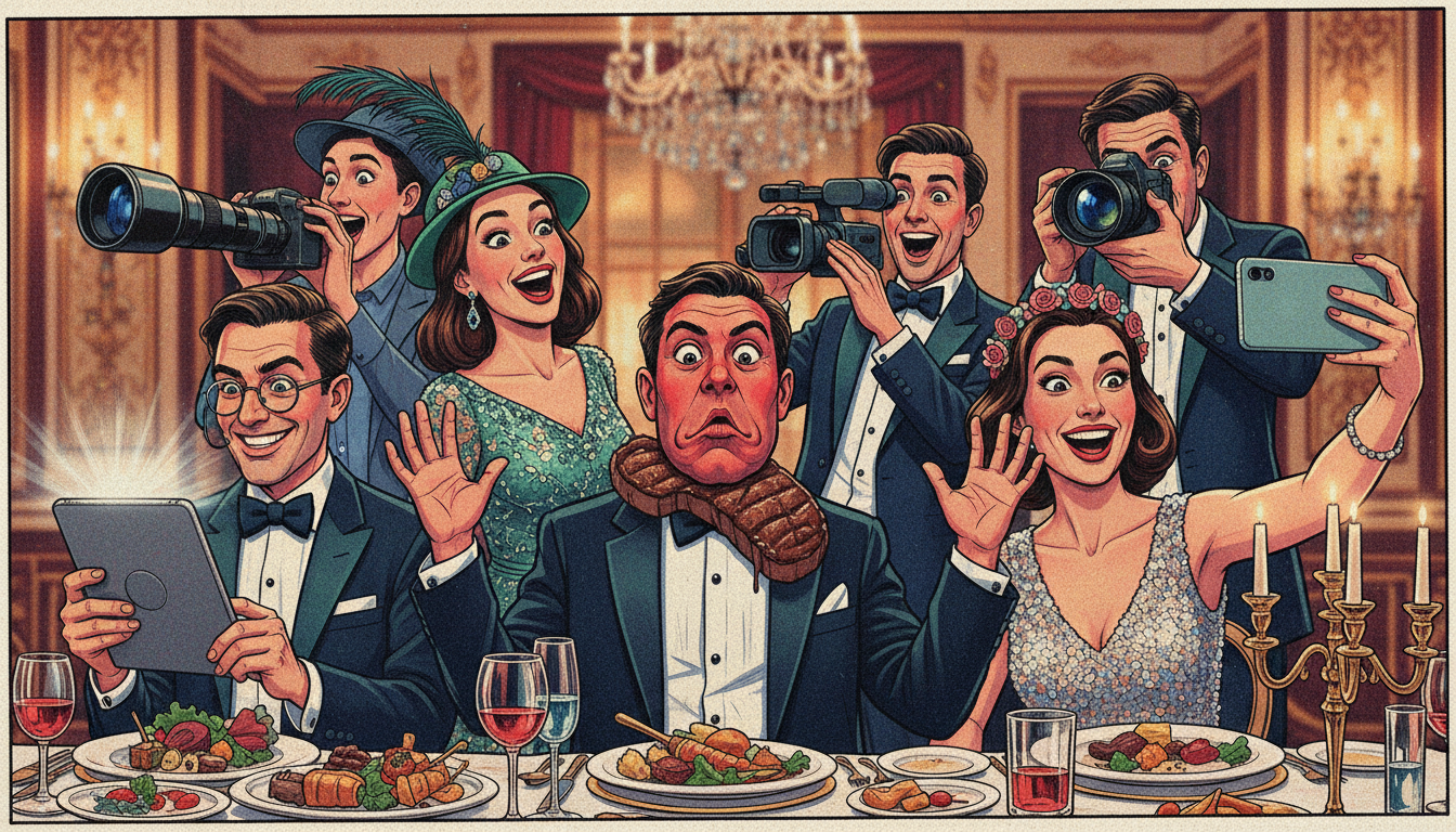 5 People You’ll Definitely Witness Recording Your Choking Instead of Helping During a Fancy Dinner Party