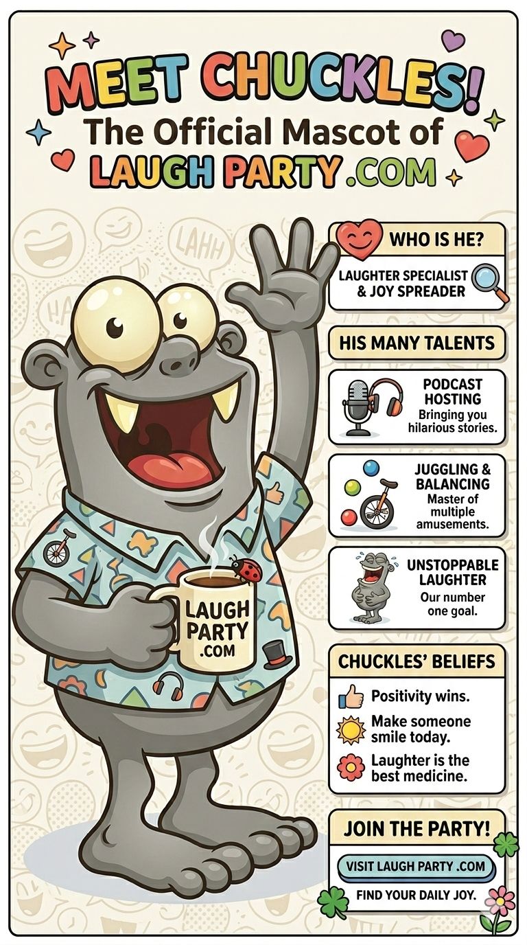 Meet our Mascot, Chuckles!