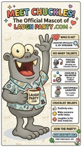 Meet our Mascot, Chuckles!